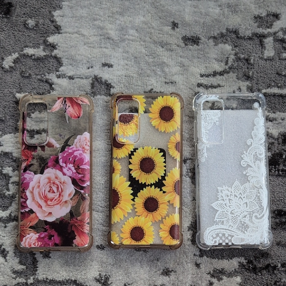 Floral and Lace Phone Case Set